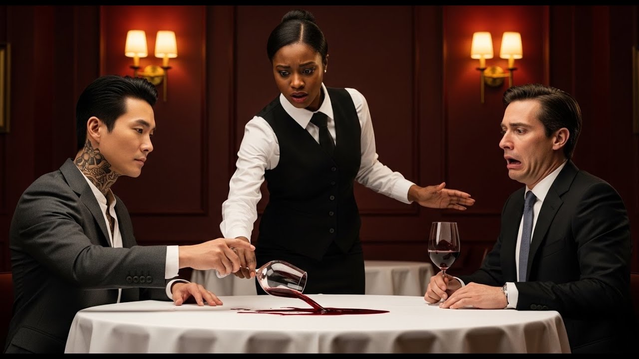 Black Waitress Spilled His Wine Deliberately—The Korean Mafia Boss Realize She’d Saved His Life