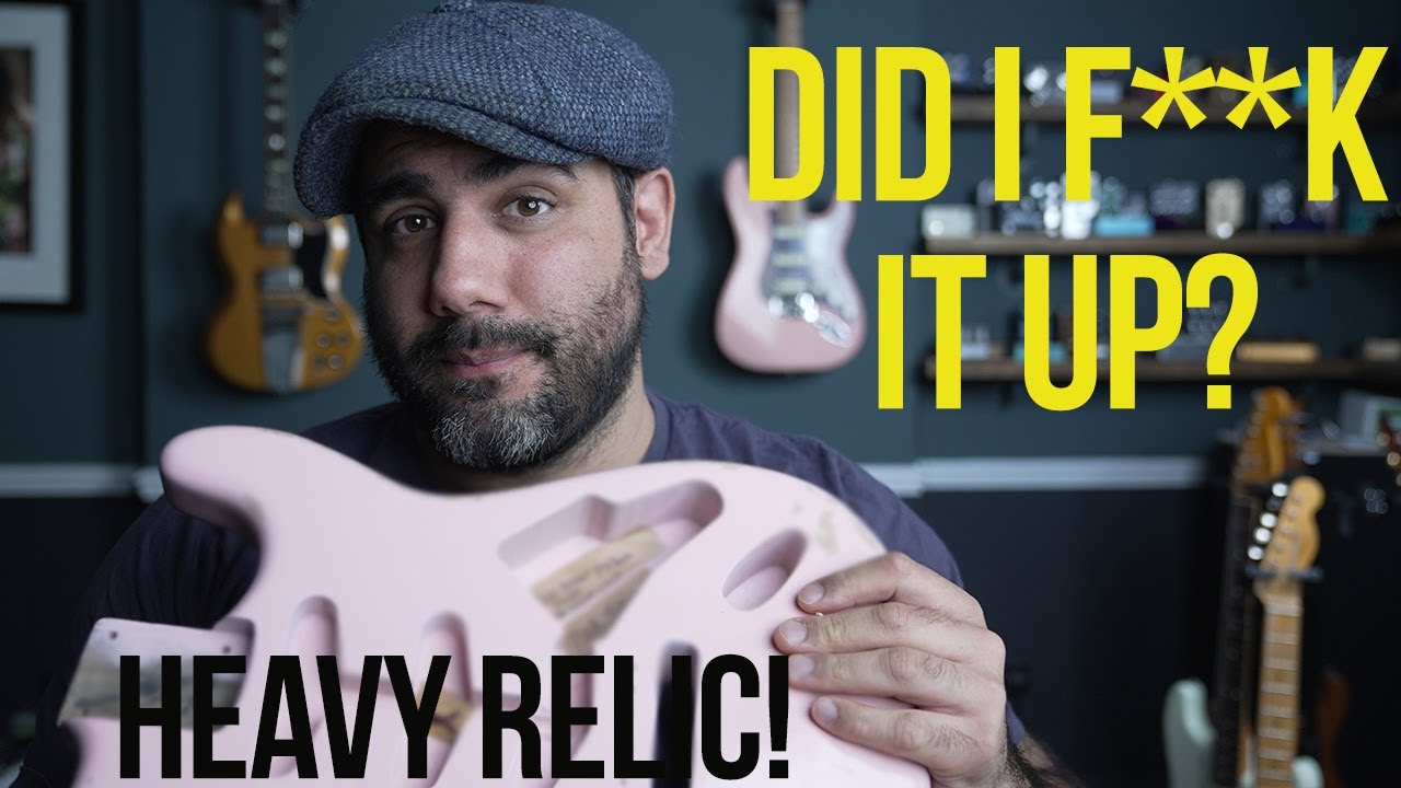 I Relic'd a Guitar For The First Time!