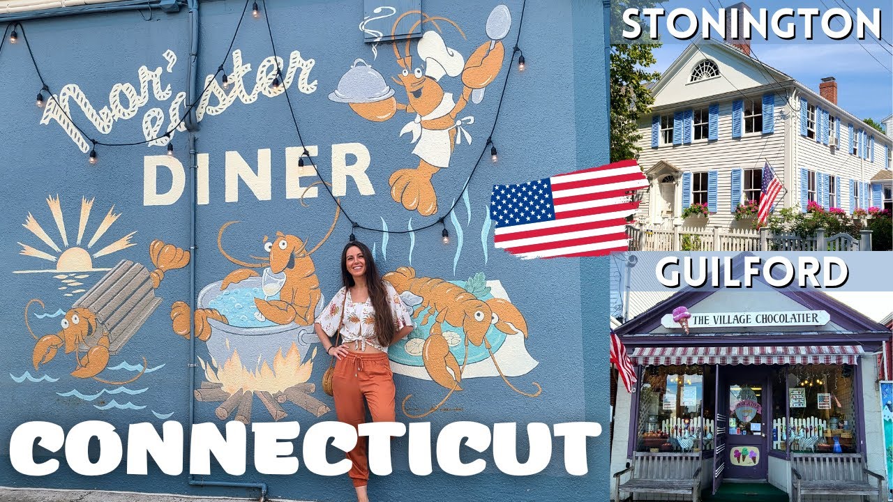 Pueblos bonitos, Tiendas de antigüedades y Outlets en Connecticut 🇺🇸 Vlog 52