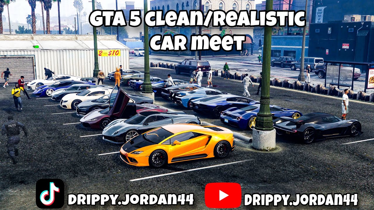 GTA 5 LIVE Clean Car meet / Takeovers / Drag races , Anyone can join