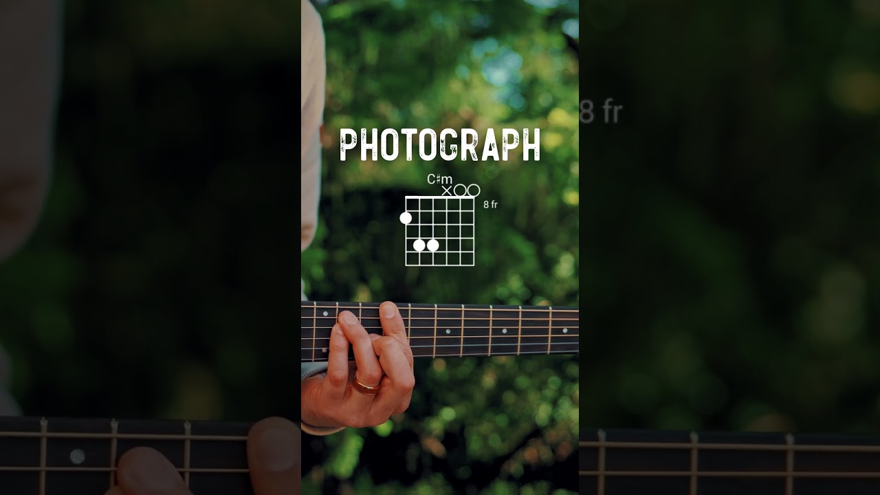 Photograph Ed Sheeran Guitar Tutorial // Photograph Guitar Lesson