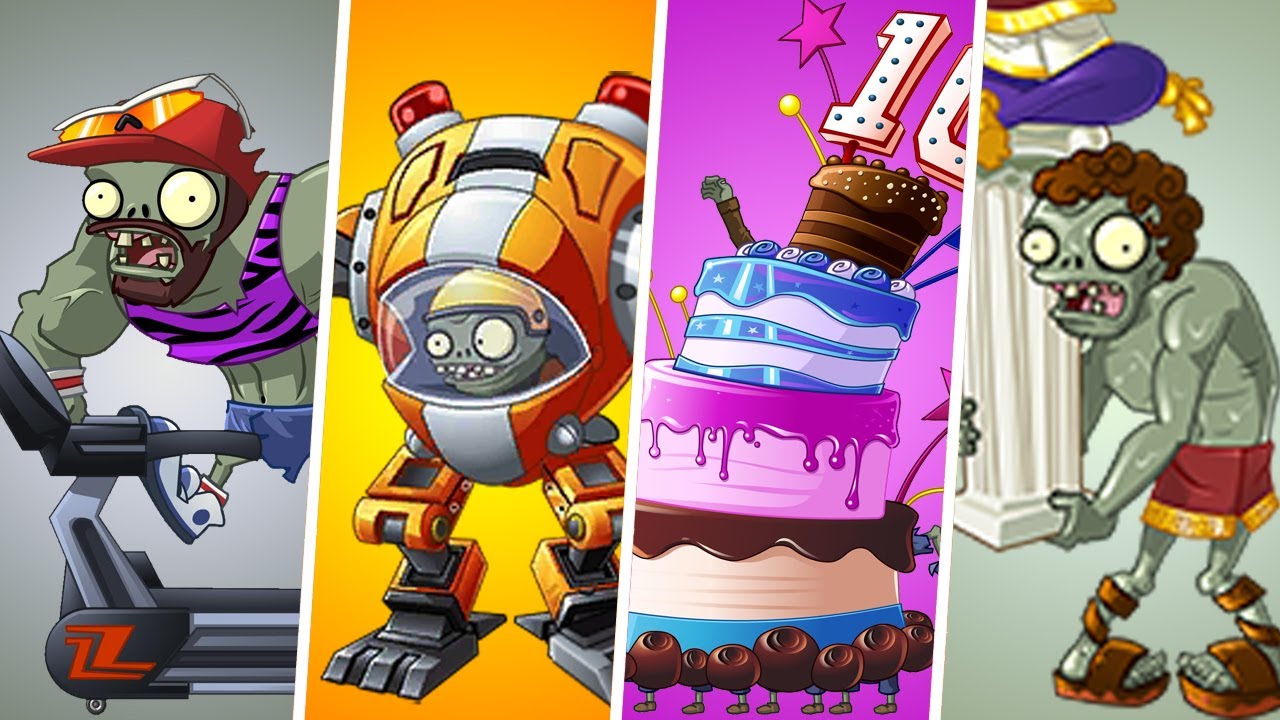 Plants Vs Zombies 2 Todos Los Jefes Zombies de Batallaz