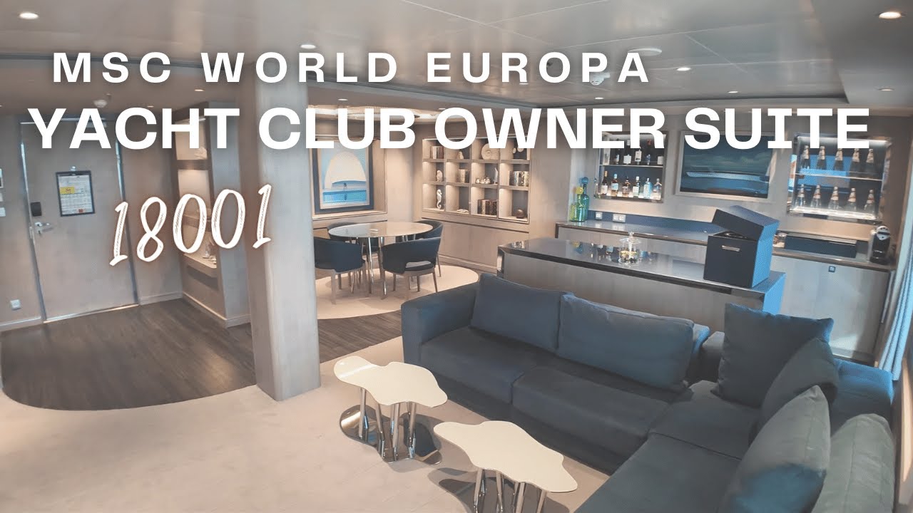 MSC World Europa Yacht Club Owner Suite 18001