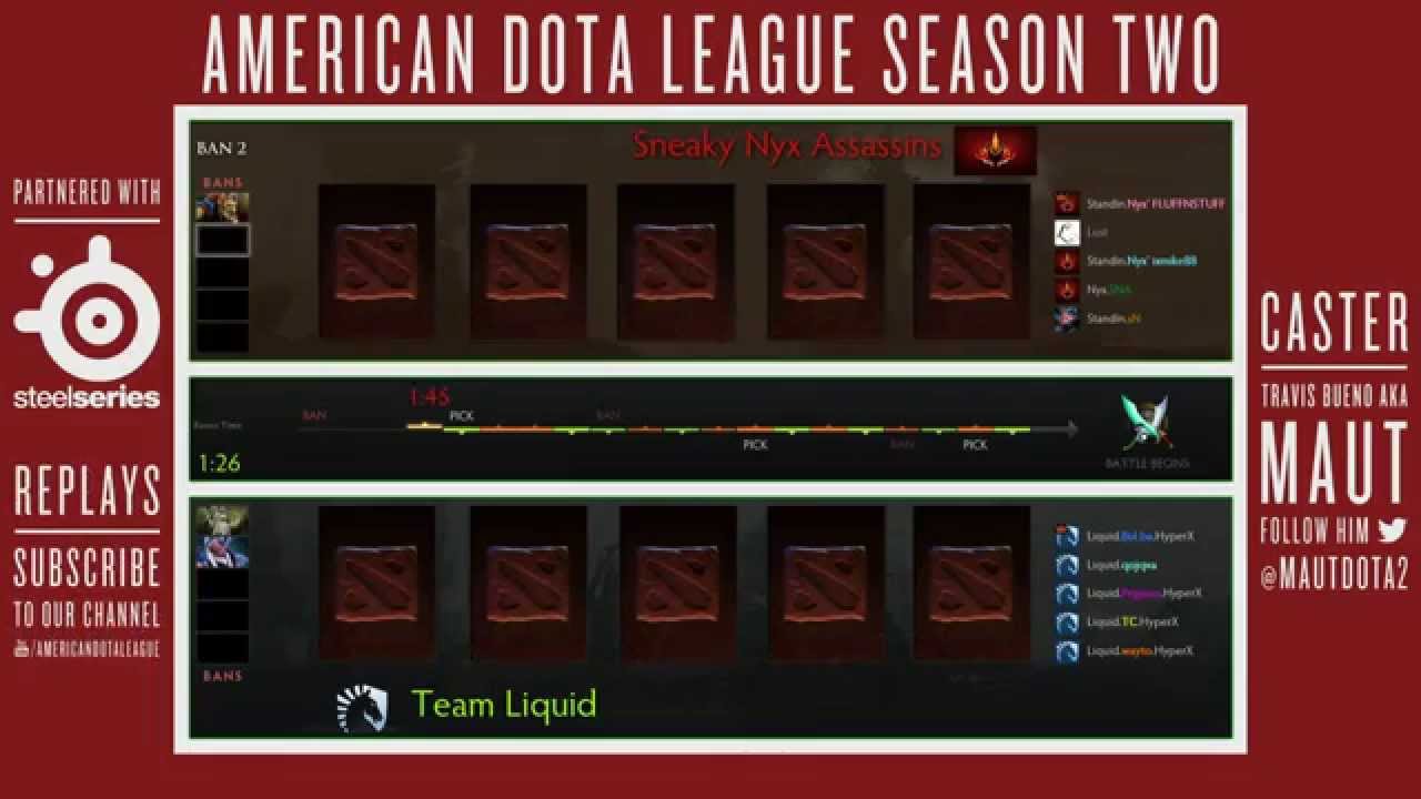 Team Liquid vs. Sneaky Nyx Assassins - Game 1