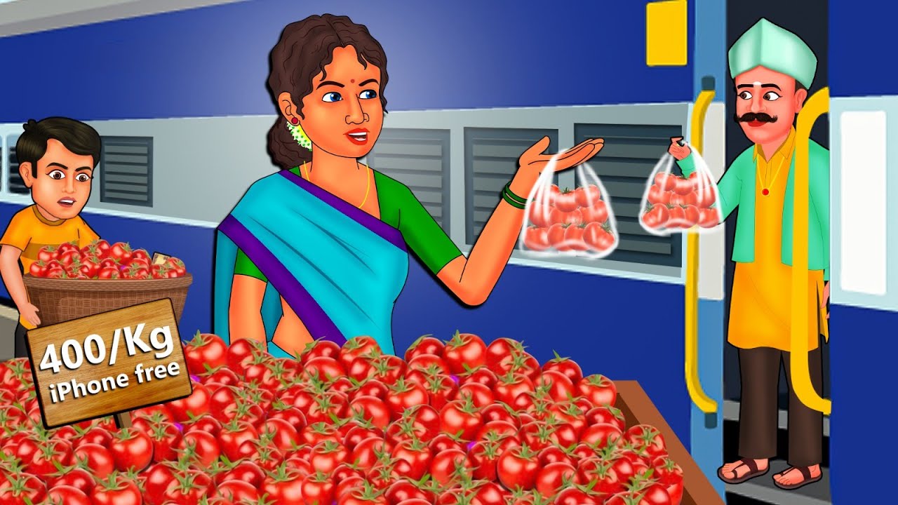 The Greedy Tomato Seller | Hindi Stories | Story In Hindi | Hindi Kahaniya | Kahani In Hindi