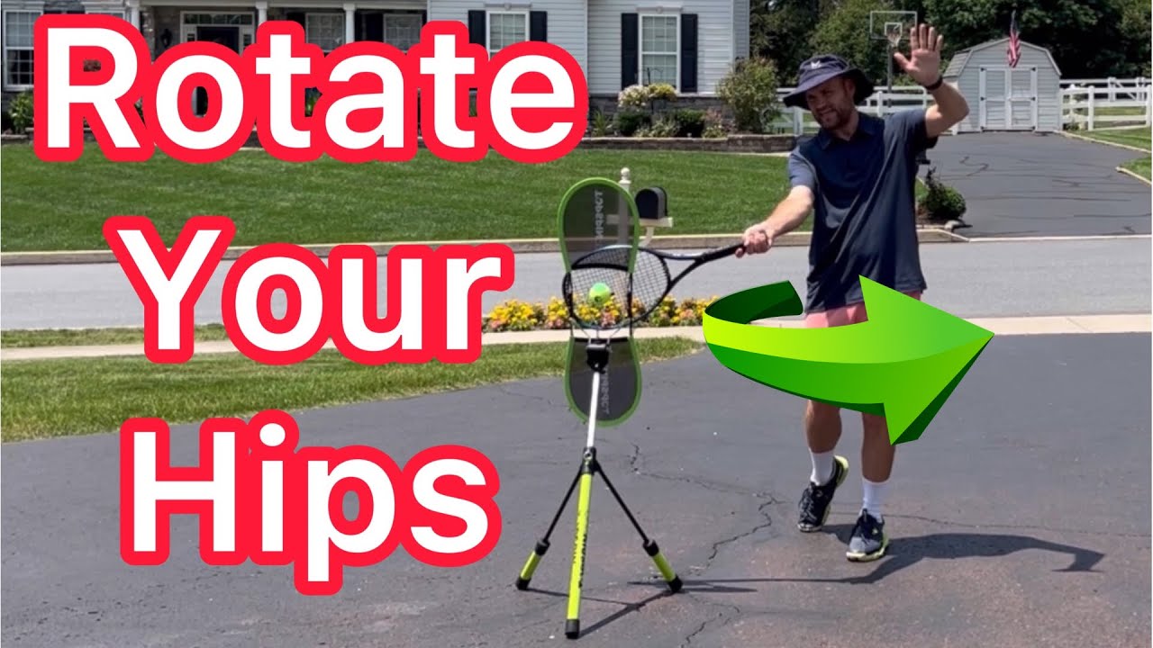 How To Rotate Your Hips On A Topspin Forehand (Tennis Technique Explained)