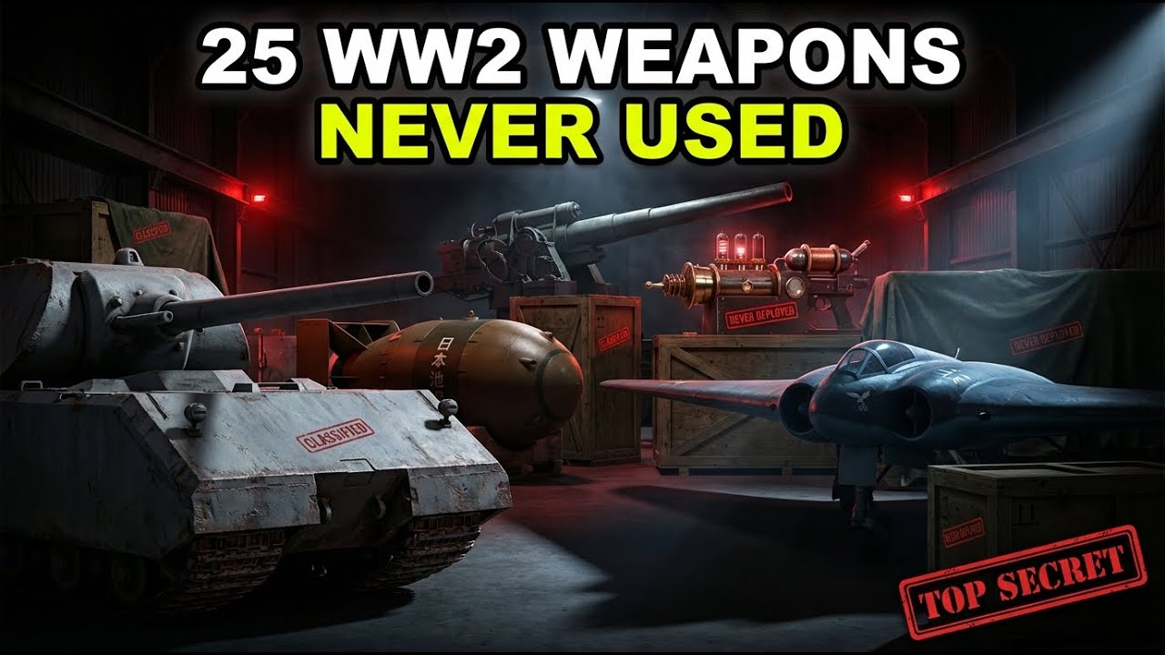 25 WW2 Weapons That Were Never Used