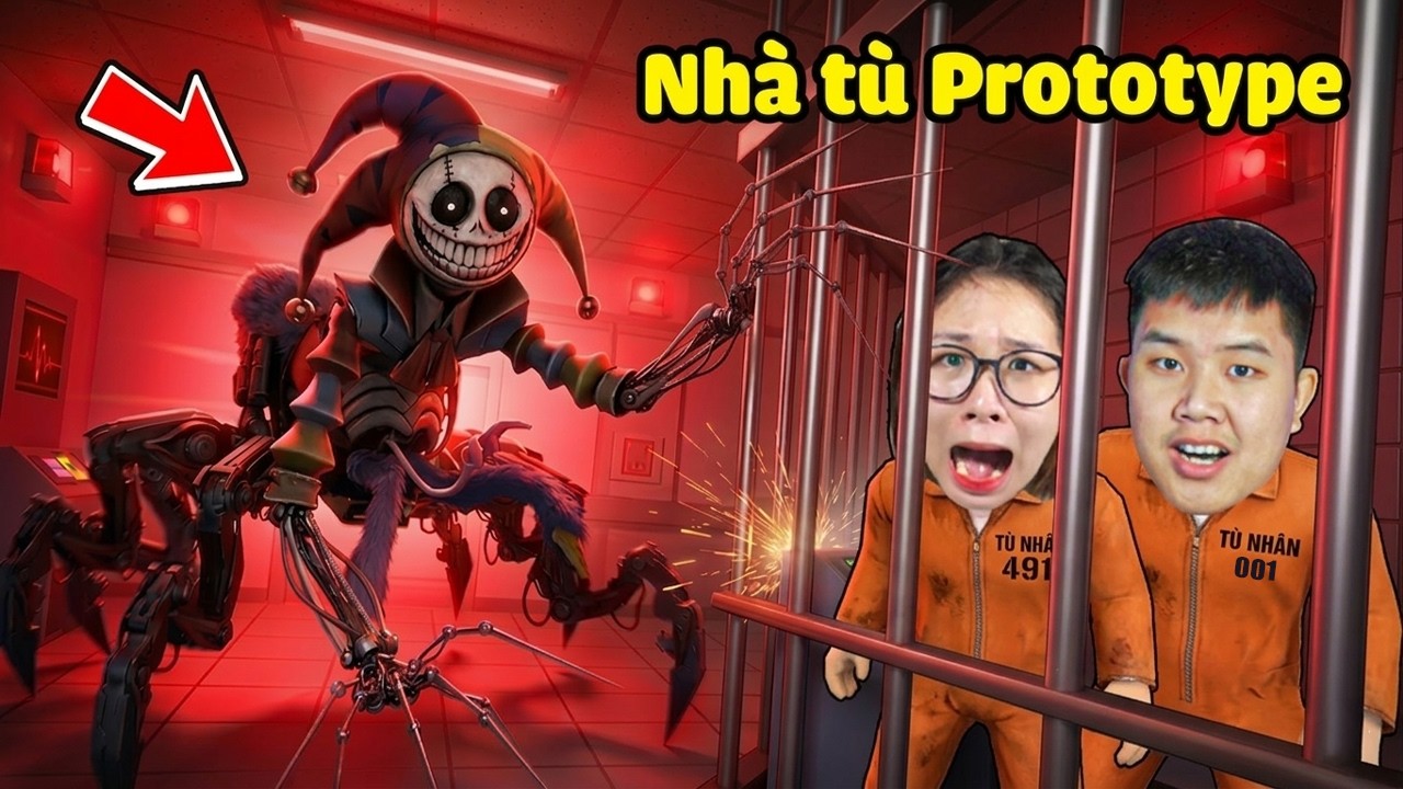 Vượt ngục nhà tù Prototype siêu an ninh nguy hiểm trong Poppy Playtime 5 bqThanh & Ốc Có Trốn Thoát