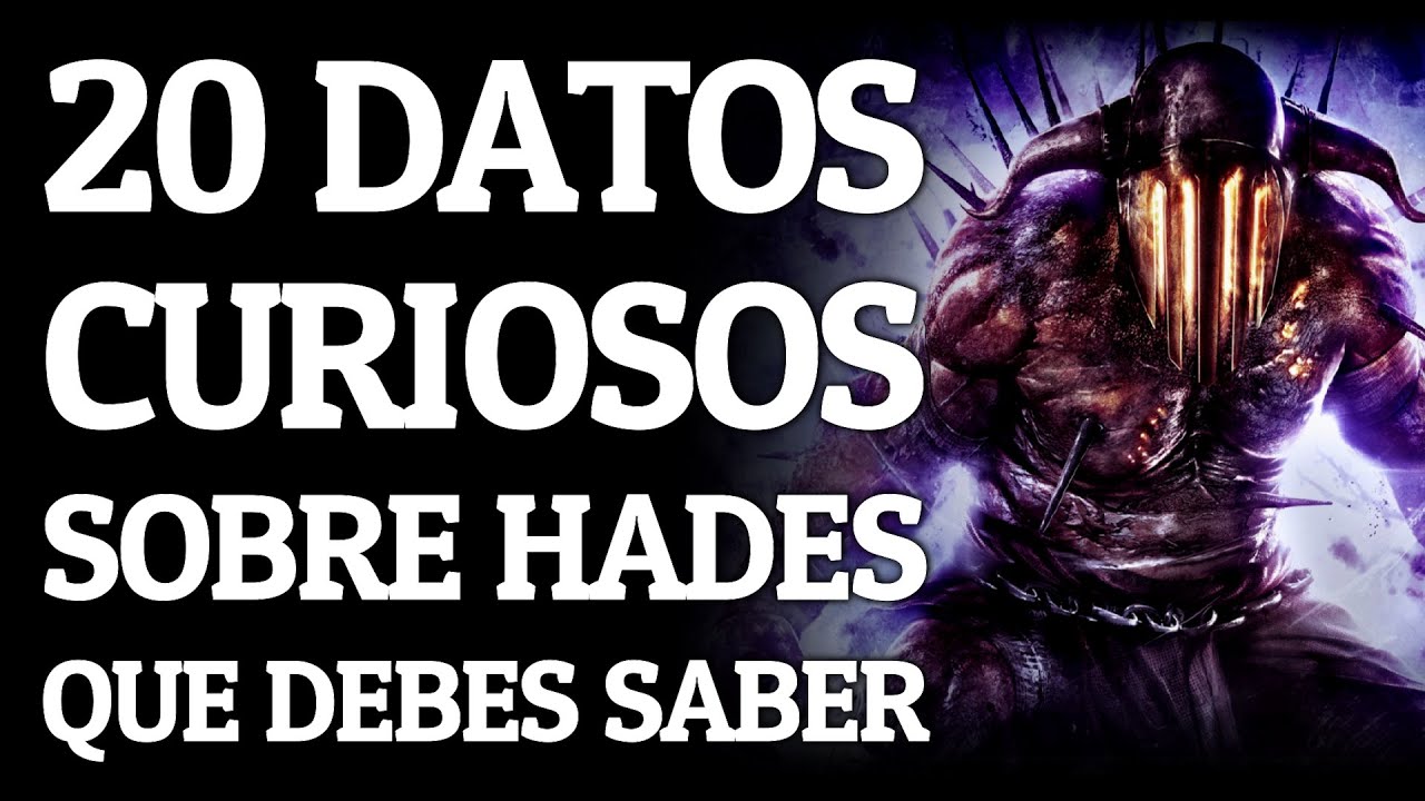 20 DATOS CURIOSOS sobre HADES que DEBES SABER - GOD OF WAR 🔥