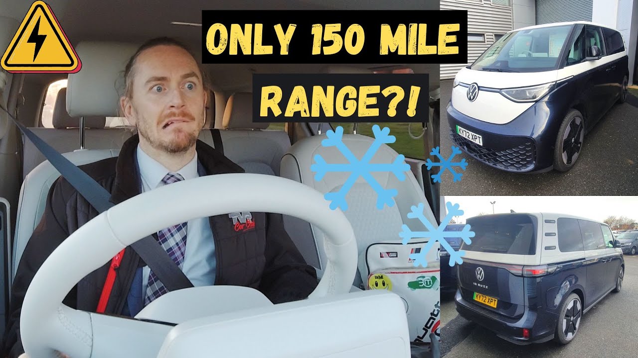 VW ID BUZZ Review. Poor winter range!  #idbuzz
