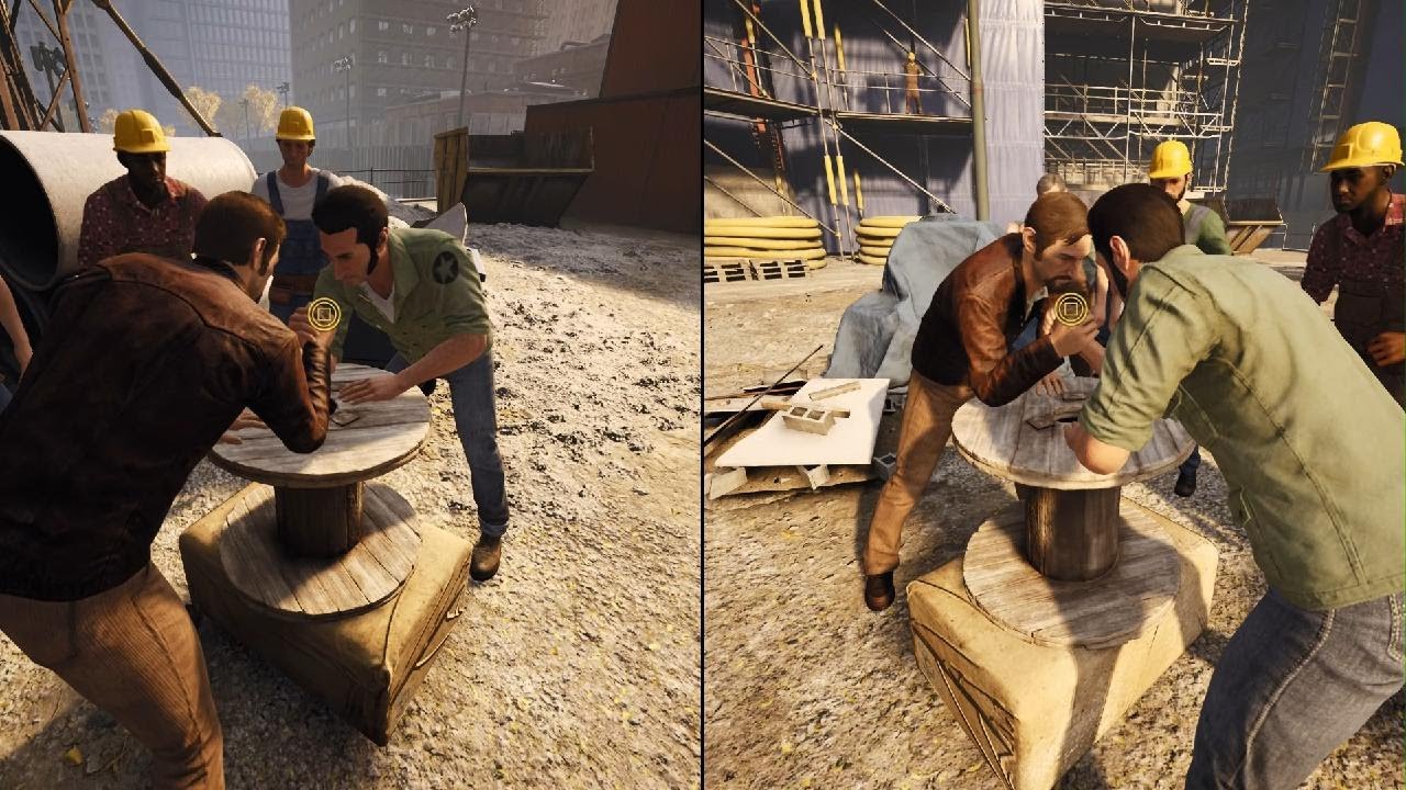 A Way Out Cooperativo duelo de fuerza Vincent y Leo