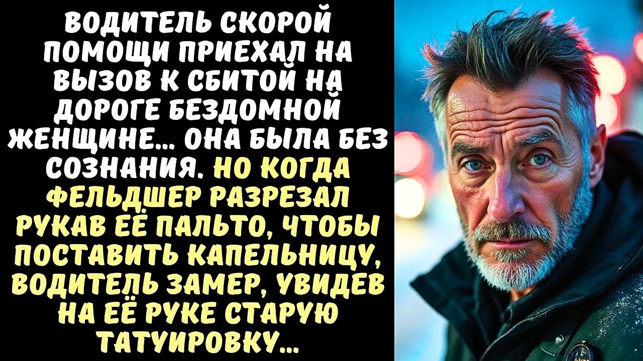 Водитель СКОРОЙ приехал на вызов к БЕЗДОМНОЙ, но когда фельдшер разрезал ей рукав, он замер, увидев…