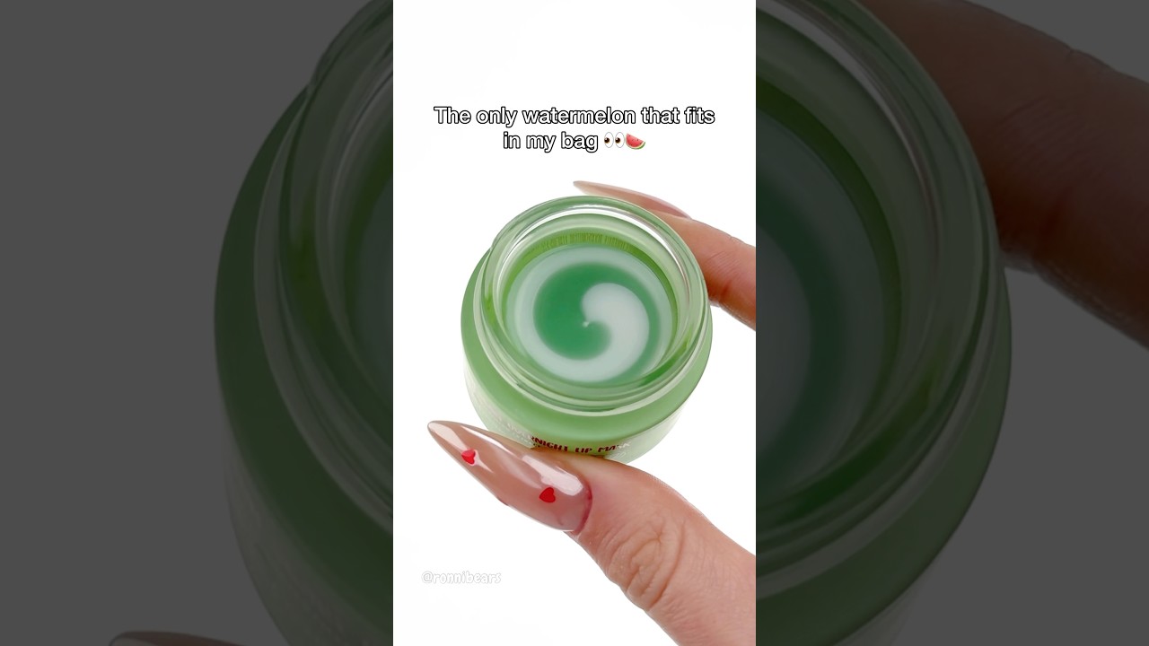NEW W7 Cosmetics Watermelon Swirl Overnight Lip Mask 🍉 