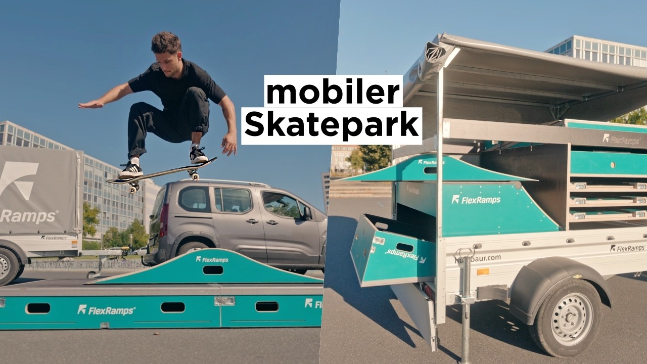 FlexRamps&reg; - Der NEUE mobile Skatepark im TEST!