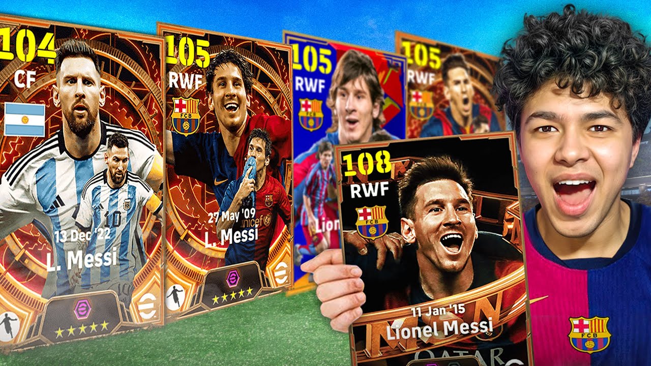 5 ميسي في فيديو واحد🐐مين الأفضل؟!🔥 eFootball 25