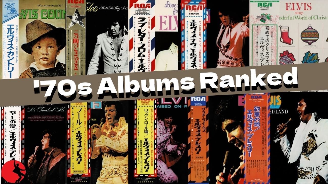 1970s Studio Albums Ranked / Elvis Presley Japanese LPs