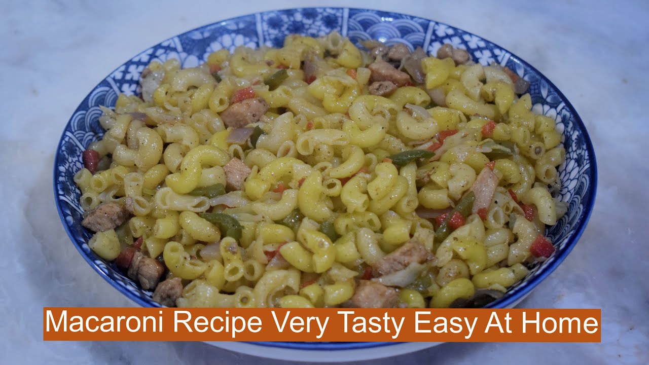 Macaroni Recipe Very Tasty Easy At Home | Masala Macaroni Pasta At Home