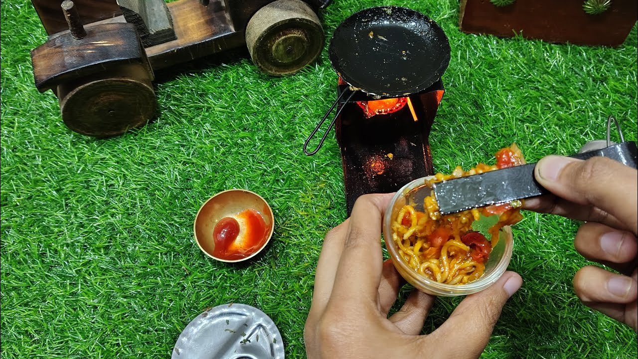Miniature Maggie noodles| how to prepare Masala Maggie noodles|Tiny taste 