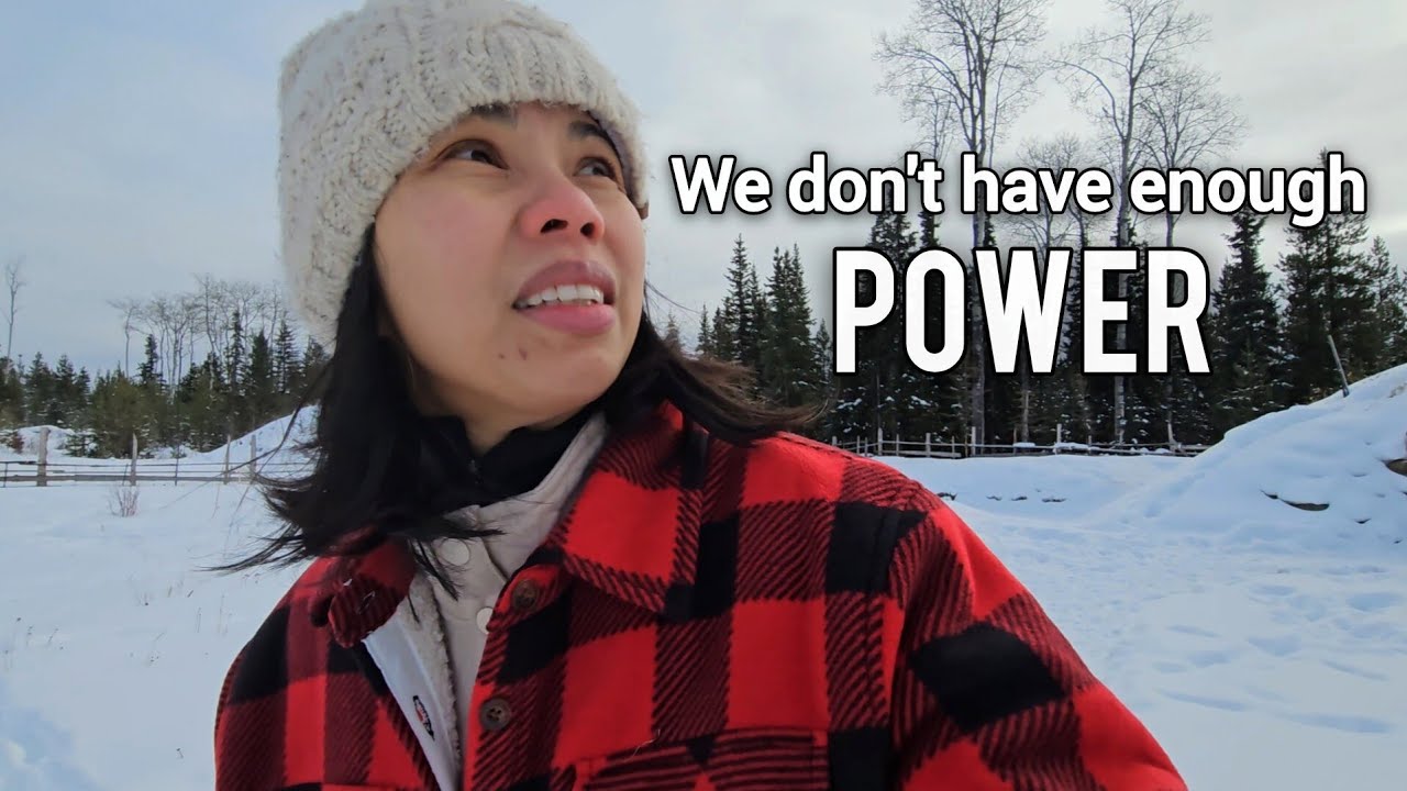 The REALITY of OFF GRID LIVING in WINTER | AllPowers R1500 review