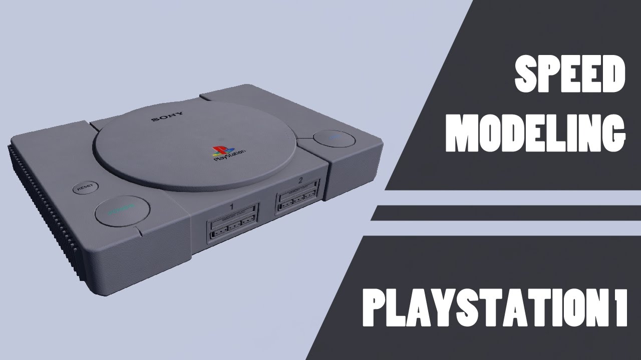 Autodesk Maya Speed Modeling Playstation 1