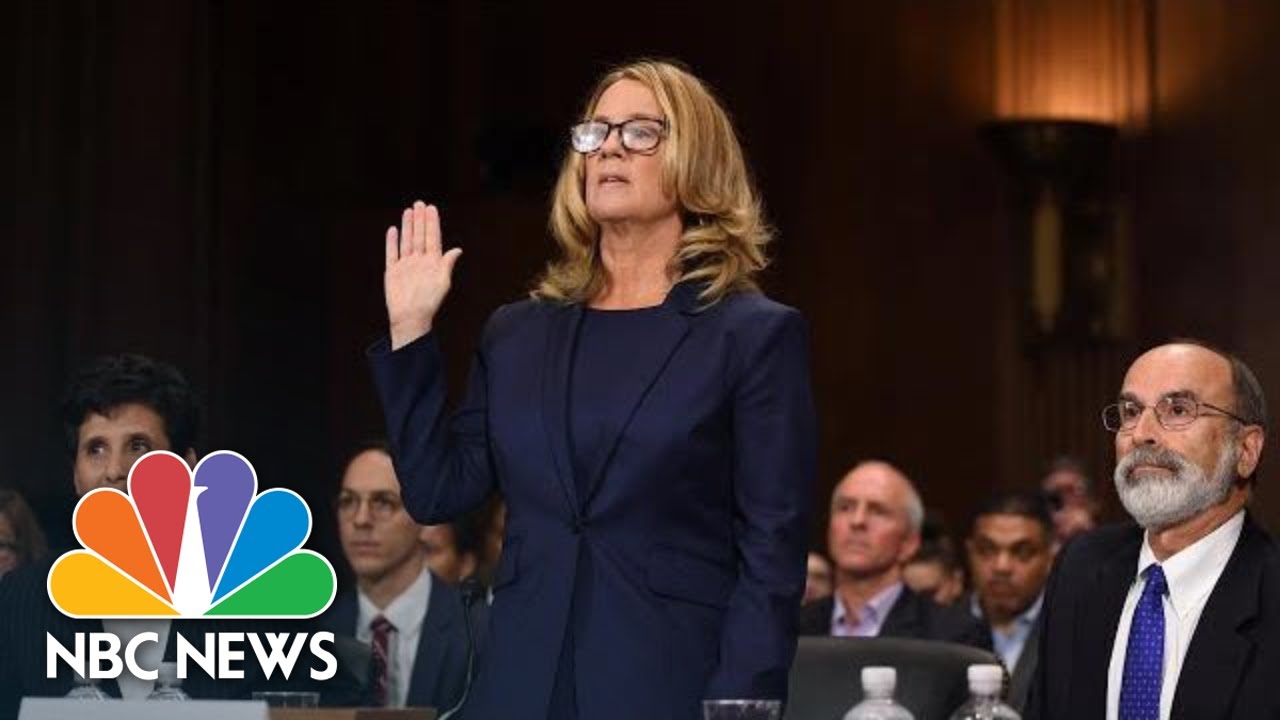 'I Believed He Was Going To Rape Me': Watch Dr. Christine Ford's Full Opening Statement | NBC News