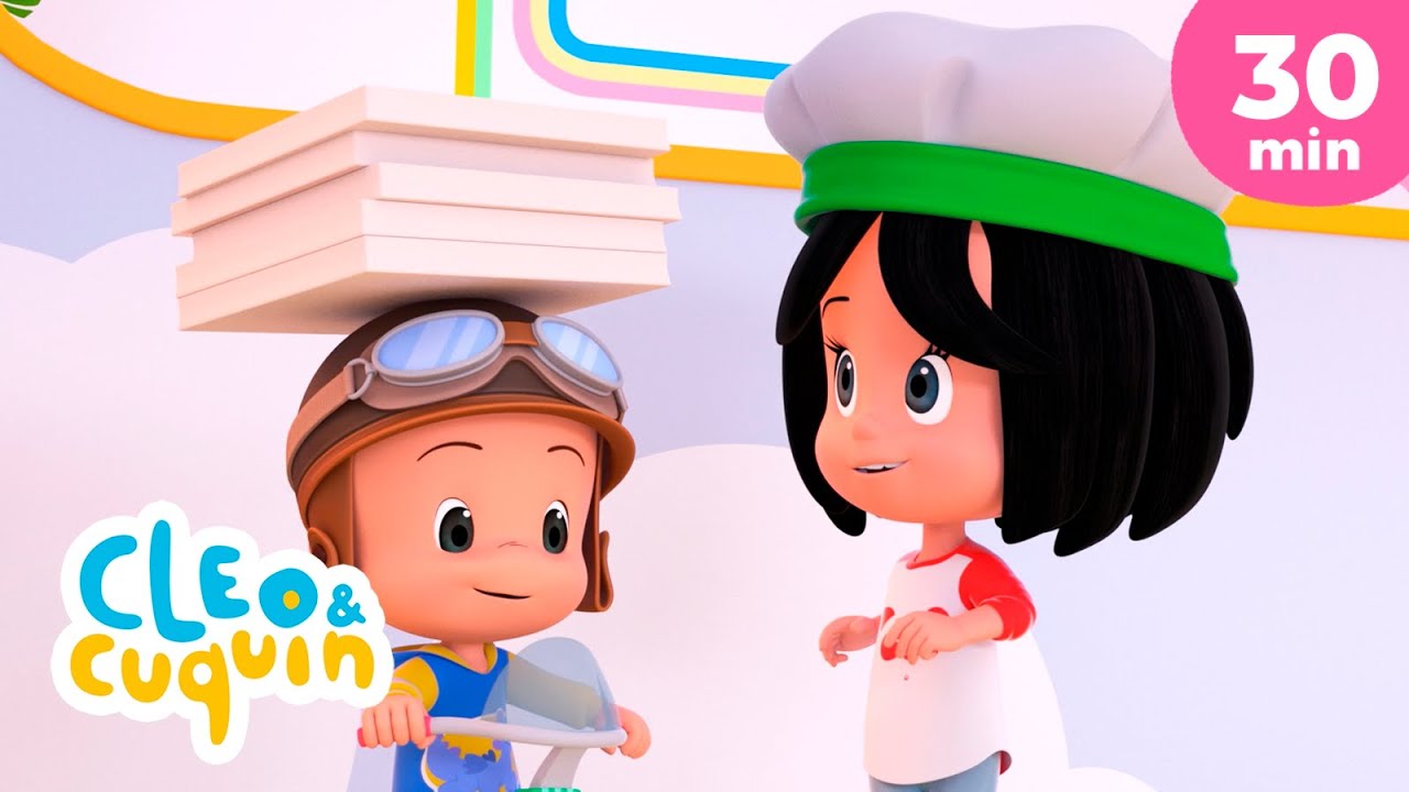 O segredo está na pizza - episódios e rimas infantis de Cleo e Cuquin