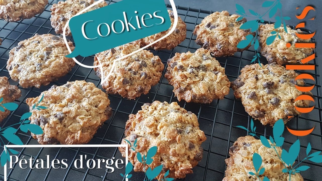 Cookies aux flocons d'orge et chocolat