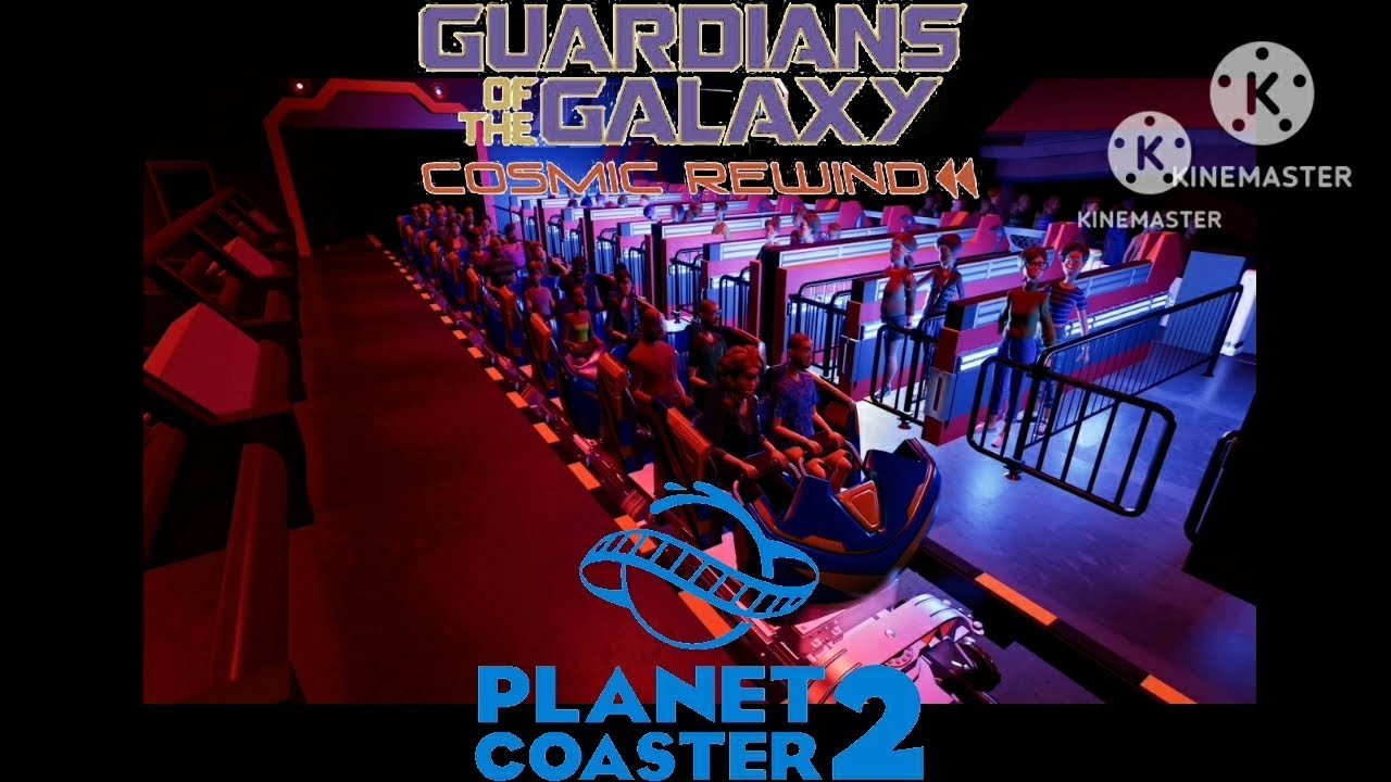 Guardians Of The Galaxy Cosmic Rewind Recreated In Planet Coaster 2