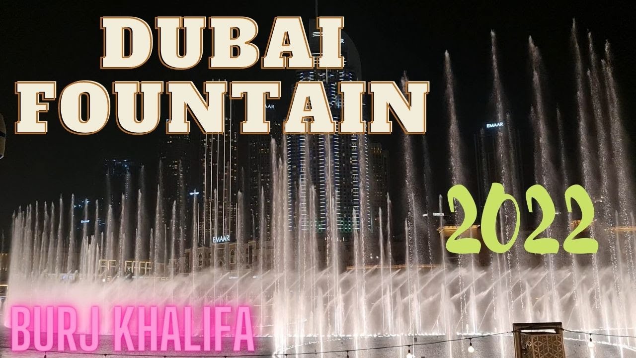 Dubai Fountain 2022 -  Michael Jackson - Thriller