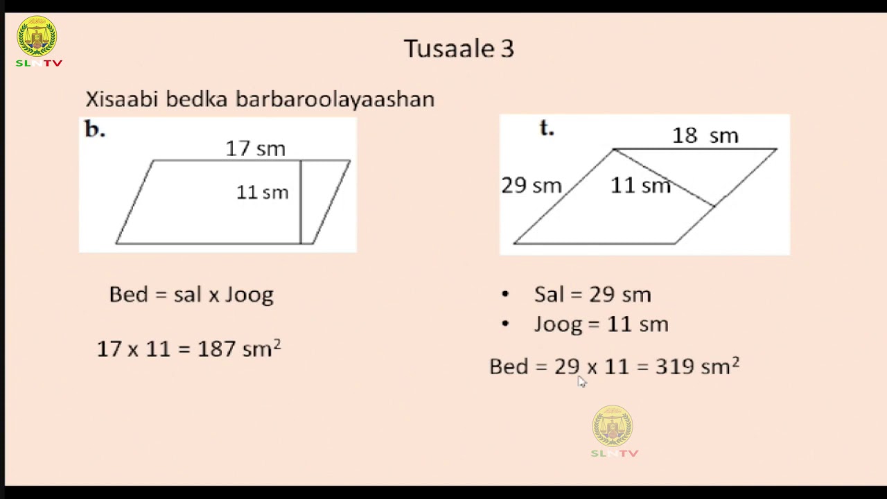 Maadada 'XISAAB. Fasalka 8-aad Cusubta 4-aadCasharkii 2-aad AXAD 05/04/2020