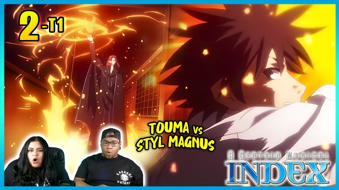 TOUMA vs STIYL MAGNUS 🔥🔥 | TO ARU MAJUTSU NO INDEX EP 2 TEMP 1