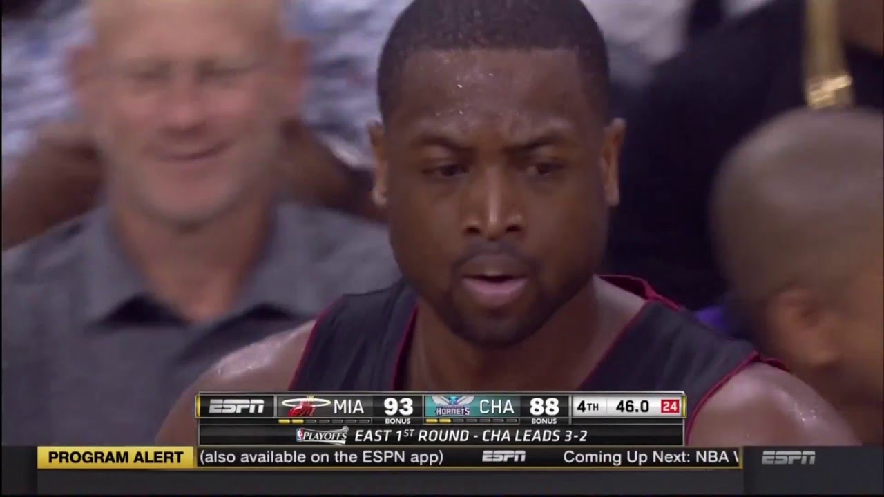April 29, 2016 - ESPN - Playoffs Rd1 G 06 Miami Heat @ Charlotte Hornets -Win(03-03)(HL)