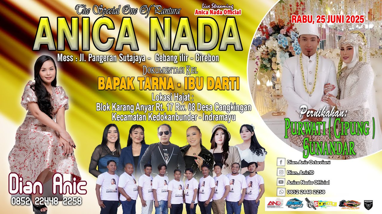 🔴LIVE ANICA NADA ( DIAN ANIC ) | EDISI MALAM 25 JUNI 2025 | CANGKINGAN | KEDOKANBUNDER | INDRAMAYU