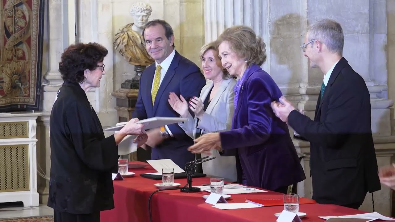 Entrega del XXXI Premio Reina Sofia de Poesía Iberoamericana a Olvido García Valdés.