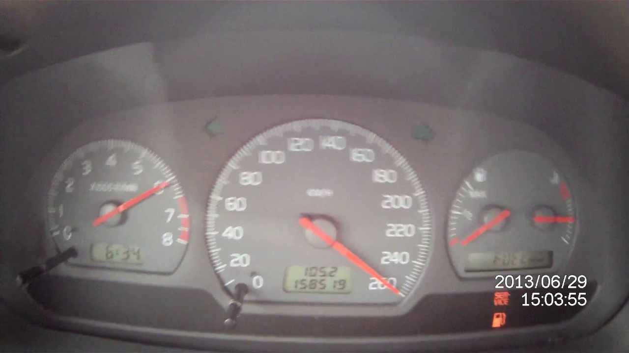 Volvo V40 turbo test drive; 0 - 280 km/h