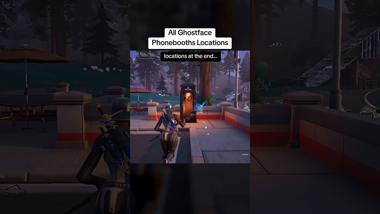 All Fortnite Ghostface Phonebooths Locations...