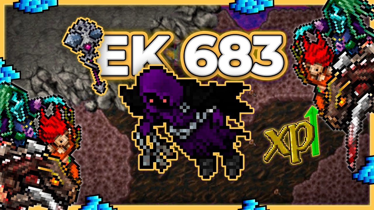 EK 683 Hunt Solo Oramond Mountain Hideout 4.2kk/h Raw + 1.1kk Profit - Tibia Hunt [15.20]