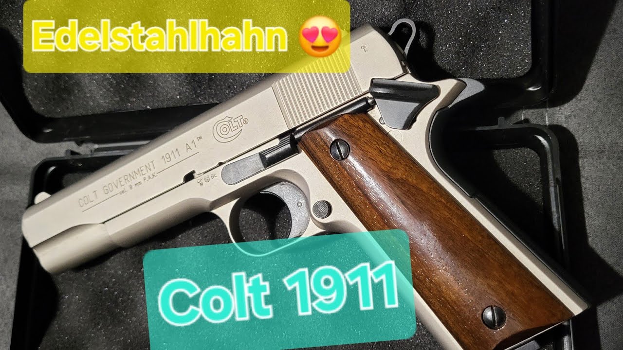 Colt Government 1911 A1 mit Edelstahlhahn 😍