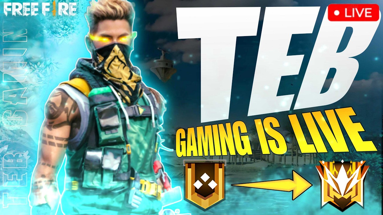 GRANDMASTER TOP 1 PUSH LIVE 😱 Free Fire High Kill Ranked Gameplay