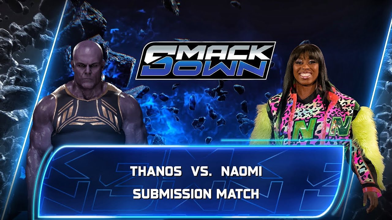Thanos Vs Naomi - No Holds Barred Match At WWE Smackdown