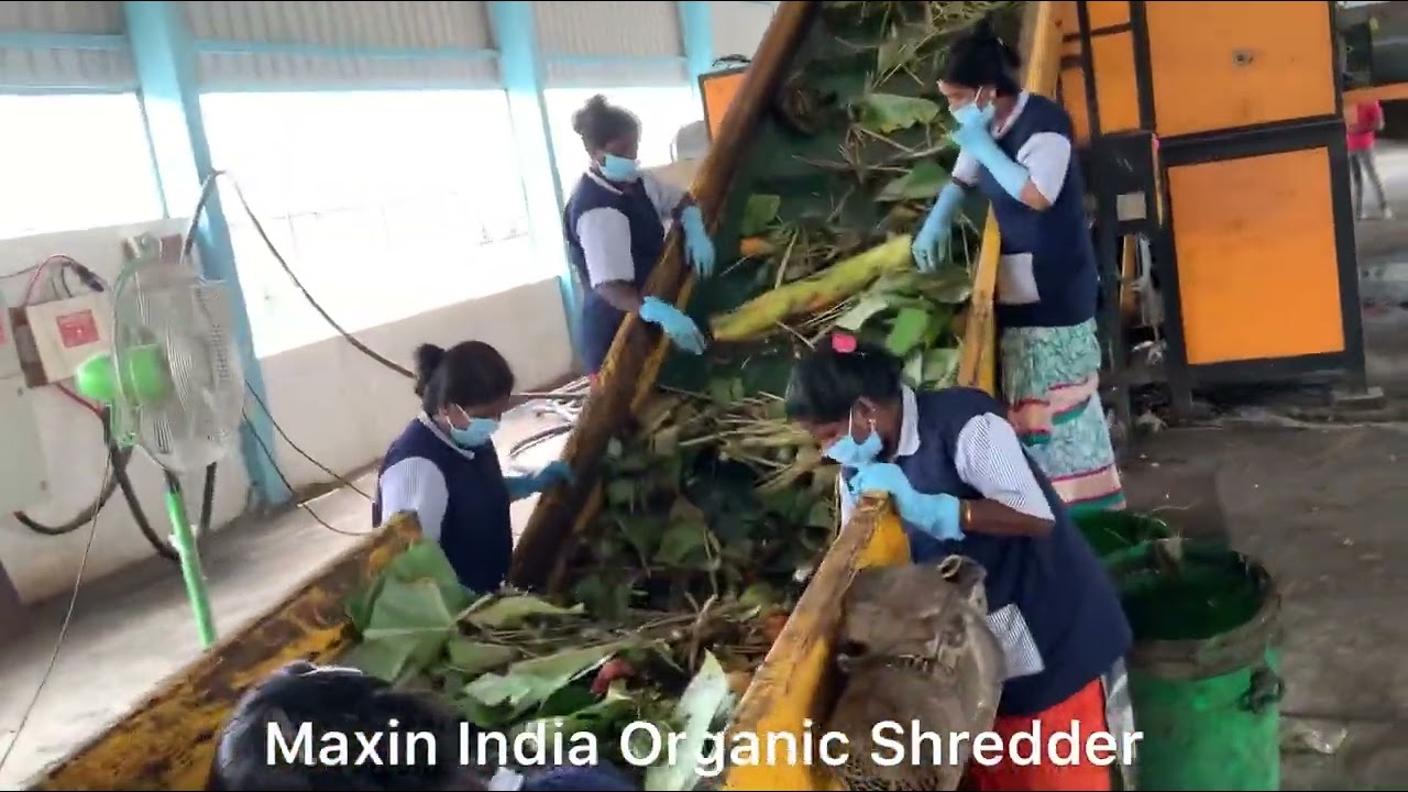 Organics waste Shredder, Organic waste Crushing Machine, #Organicswindrowcompostingshreddingmachine,