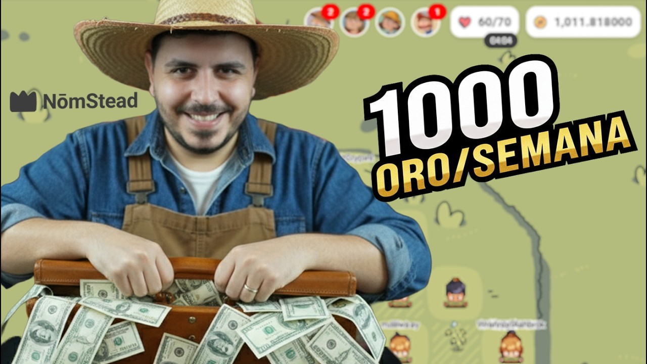 Como GANAR 1000 de ORO por semana 🟡 Con la menor INVERSION 2026 en NomStead 🧑&zwj;🌾