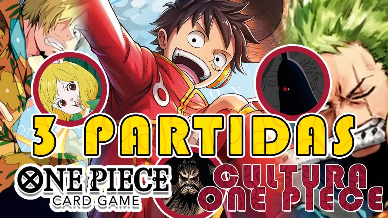 Luffy ST 29 - 3 partidas na Copa Café com One Piece - Rodadas 1, 2 e 3