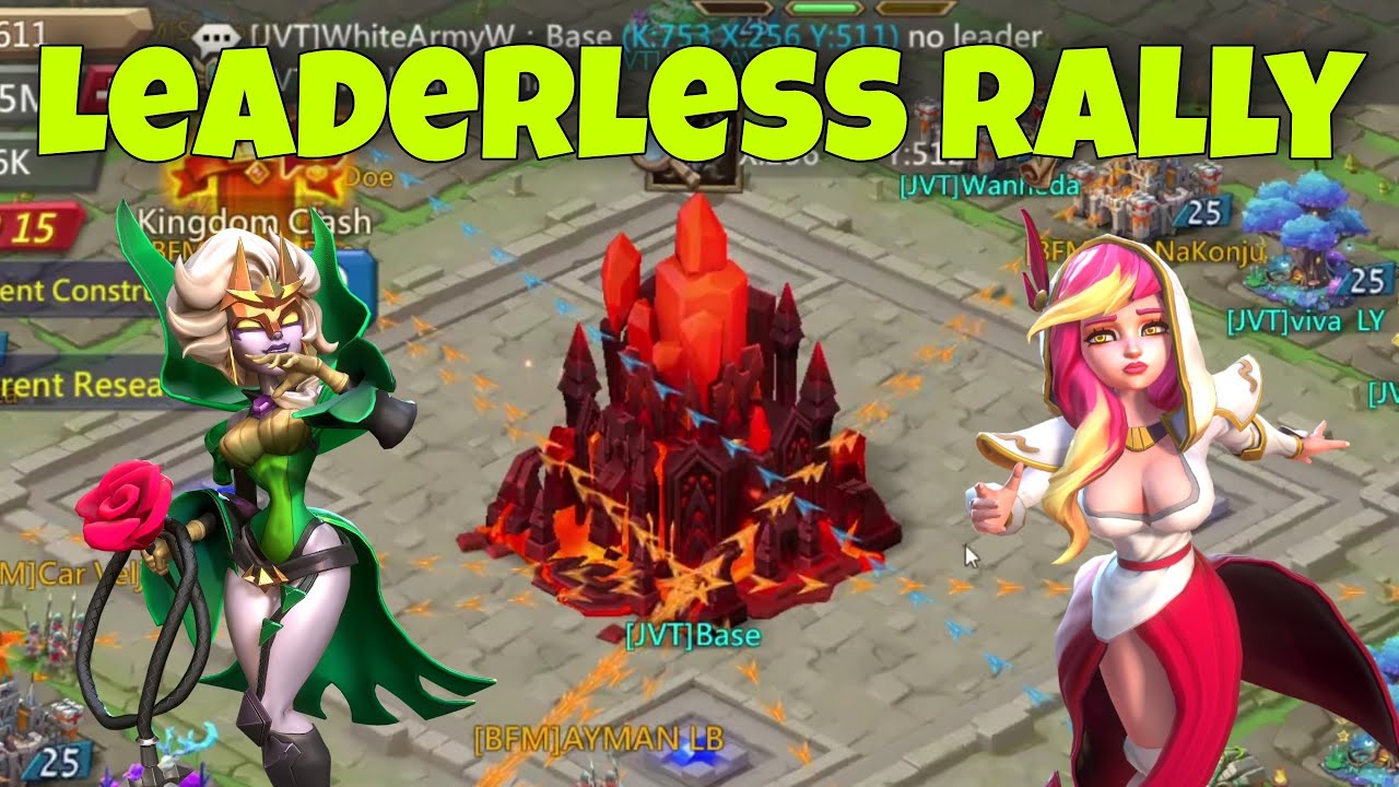 Lords Mobile - What can I do WITHOUT LEADER? Big hits from 5 emperor piece account.