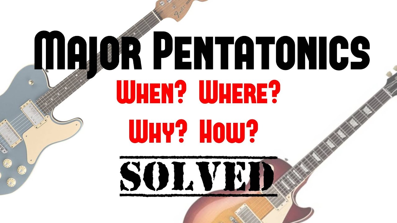 Major Pentatonic NeverLost™ System (Read Description)