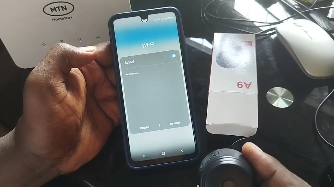 Installation de la mini caméra A9