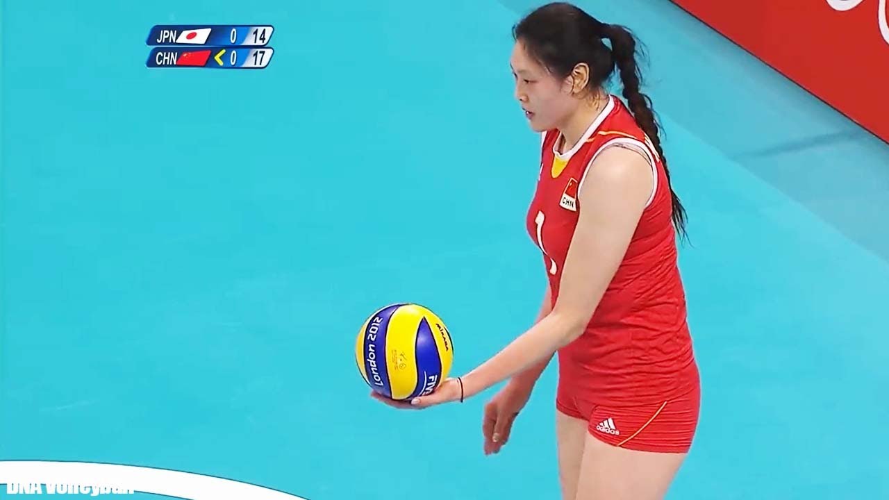 หวัง อี้เหมย vs ญี่ปุ่น โอลิมปิก 2012 Wang Yimei (王一梅) vs japan volleyball olympics