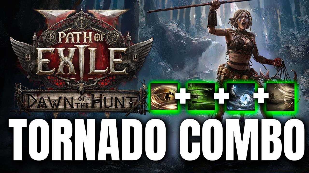 Huntress Amazon - Twister Build - Combo do Expienia | Ice Tornado | Path of Exile 2 | Poradnik