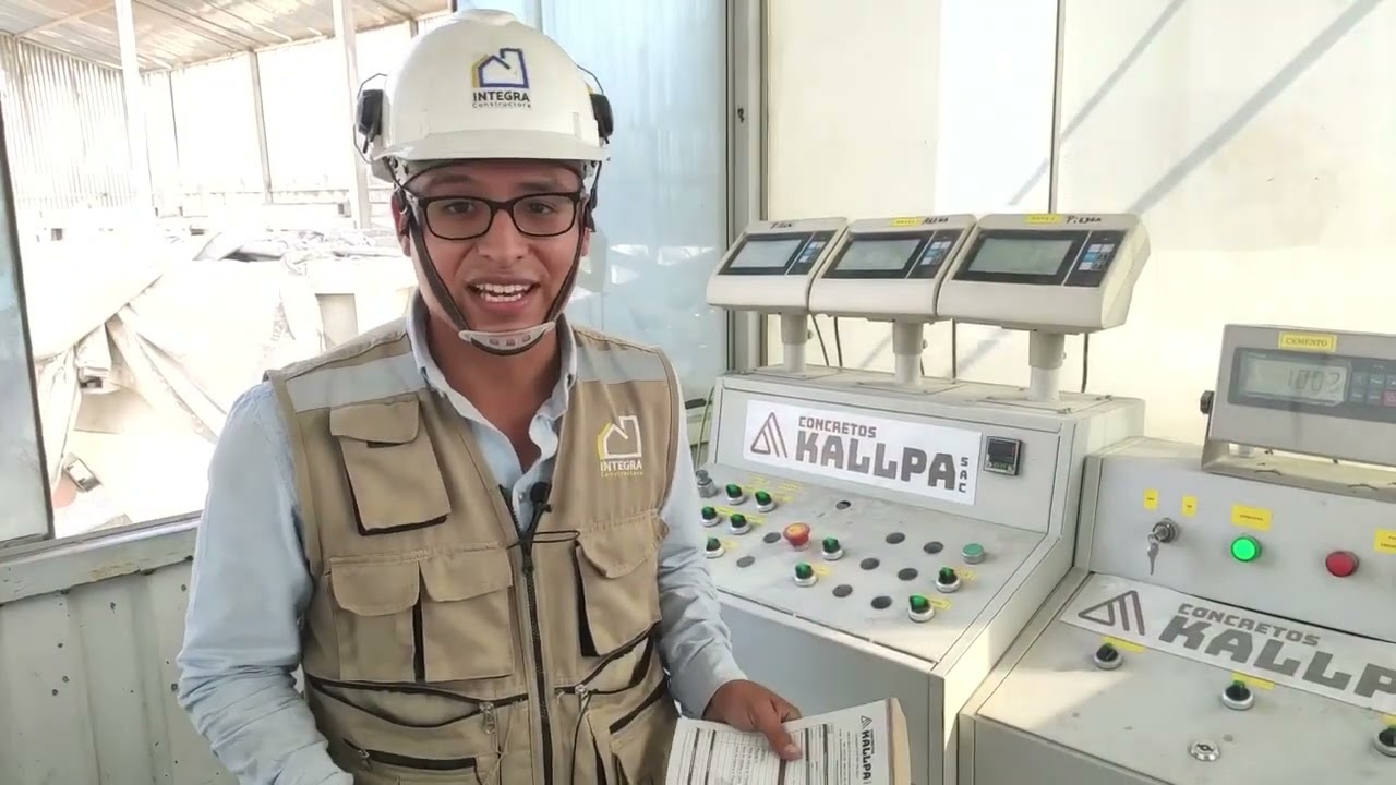 Proceso antes y después de una planta Mezcladora de concreto.