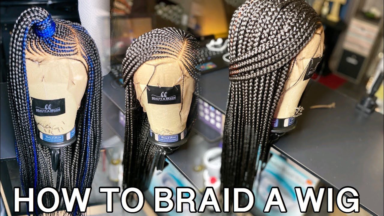 HOW TO MAKE A BRAIDED WIG! SHORT TUTORIAL! (STEP BY STEP)